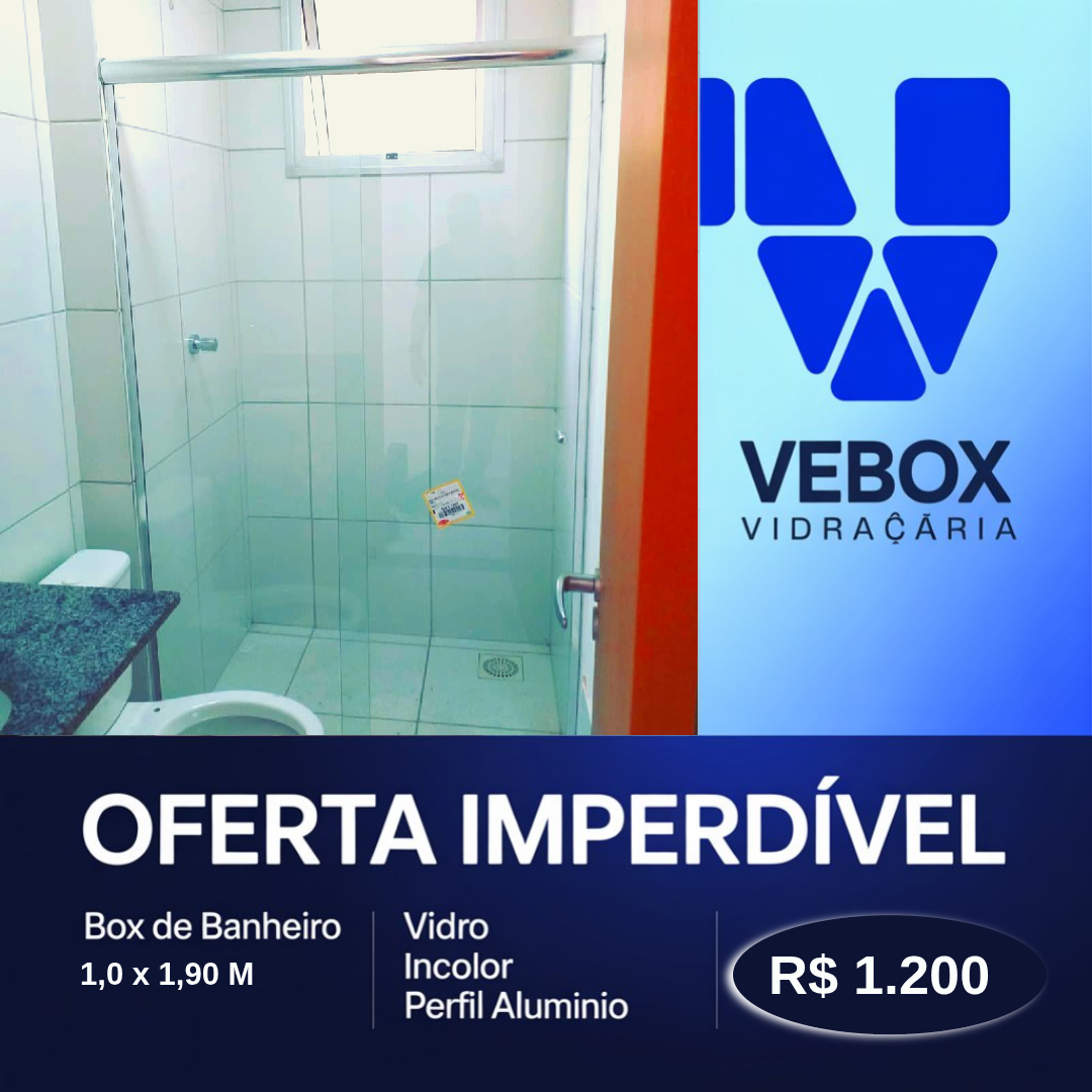Box de Vidro para banheiro em Manaus