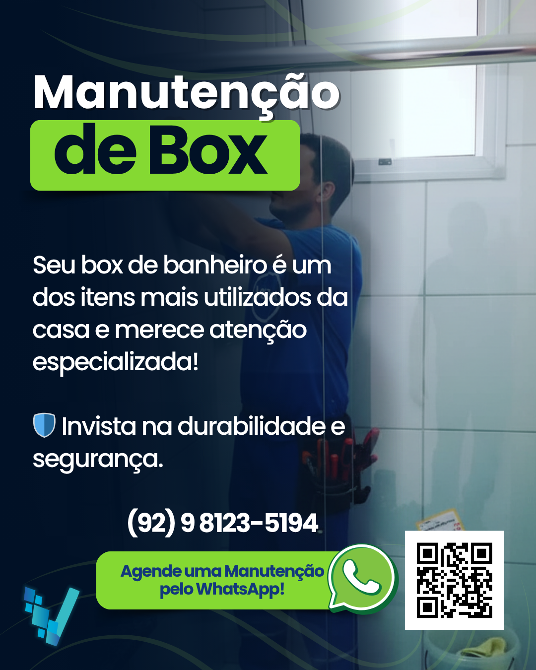 Manutenção de Box de Vidro em Manaus